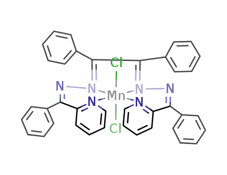 Molecular Structure of 125939-26-6 (MnCl<sub>2</sub>(bis(2-benzoylpyridine) benzyldihydrazone))