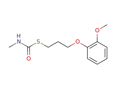 N-Methyl-thiocarbamidsaeure-S-<3-(2-methoxy-phenoxy)-propylester>