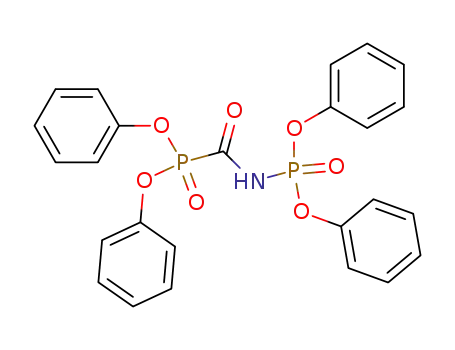 N-(O,O-Diphenyl-phosphono)-carbaminylphosphonsaeure-diphenylester