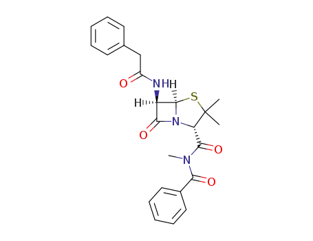 6β-(2-phenyl-acetylamino)-penicillanic acid benzoyl-methyl-amide
