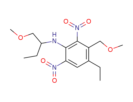 Benzenamine,
4-ethyl-3-(methoxymethyl)-N-[1-(methoxymethyl)propyl]-2,6-dinitro-