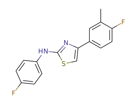 [4-(4-fluoro-3-methyl-phenyl)-thiazol-2-yl]-(4-fluoro-phenyl)-amine