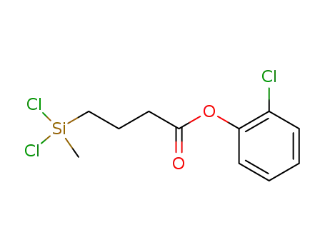 Molecular Structure of 24636-26-8 (4-Dichlormethylsilyl-buttersaeure-<2-chlor-phenylester>)