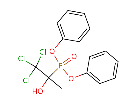 (2,2,2-Trichloro-1-hydroxy-1-methyl-ethyl)-phosphonic acid diphenyl ester