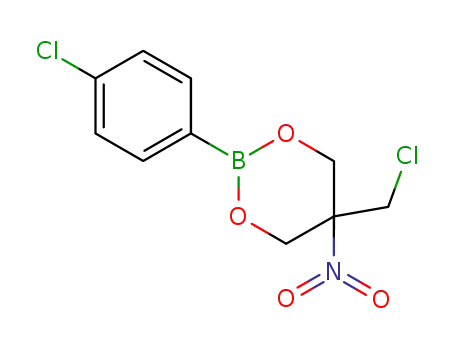 5-chloromethyl-2-(4-chloro-phenyl)-5-nitro-[1,3,2]dioxaborinane