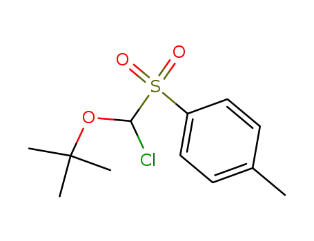 α-t-Butoxy-α-chlormethyl-benzylsulfon