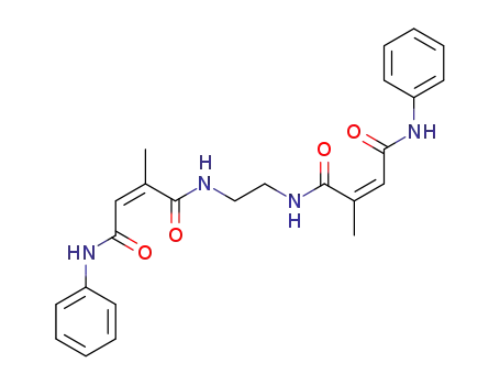 Molecular Structure of 28750-63-2 (N,N'-Ethylenebis-N'-phenylcitraconamid)