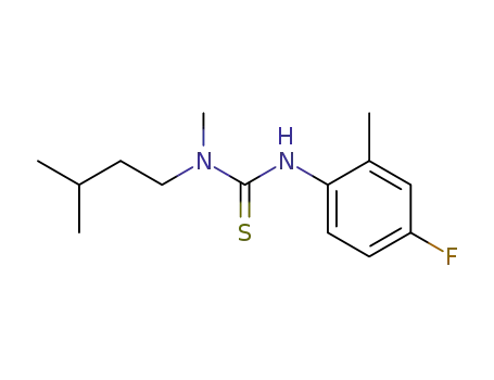3-(4-Fluoro-2-methyl-phenyl)-1-methyl-1-(3-methyl-butyl)-thiourea