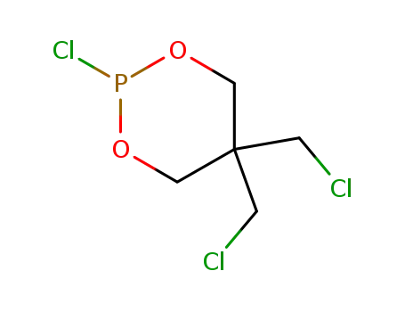 Molecular Structure of 52591-28-3 (2-chloro-5,5-bis-chloromethyl-[1,3,2]dioxaphosphinane)