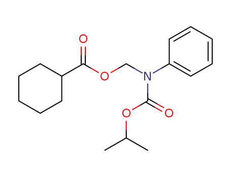 Cyclohexanecarboxylic acid (isopropoxycarbonyl-phenyl-amino)-methyl ester