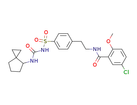 Benzamide,
5-chloro-2-methoxy-N-[2-[4-[[[(spiro[2.4]hept-4-ylamino)carbonyl]amino]
sulfonyl]phenyl]ethyl]-