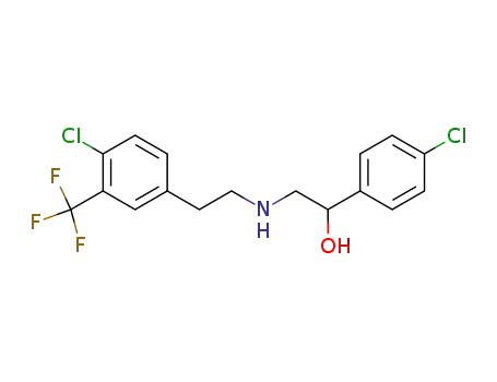 1-(4-Chloro-phenyl)-2-[2-(4-chloro-3-trifluoromethyl-phenyl)-ethylamino]-ethanol