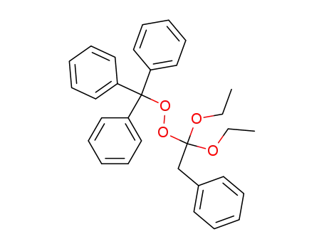 Molecular Structure of 106741-90-6 (Perortho-phenylessigsaeure-OO-trityl-diethylester)
