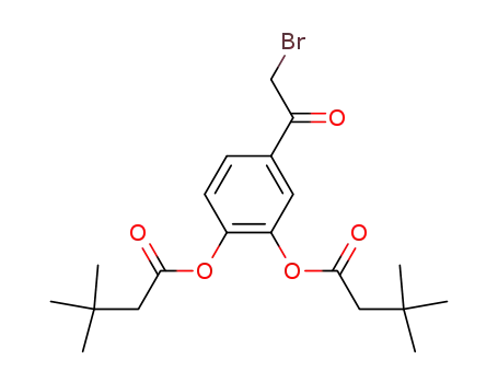 Butanoic acid, 3,3-dimethyl-, 4-(bromoacetyl)-1,2-phenylene ester