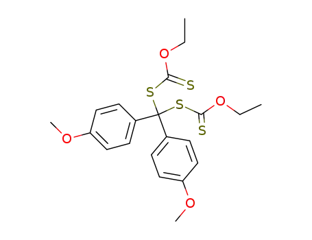 Molecular Structure of 17435-29-9 (<Bis-(4-methoxy-phenyl)-methylen>-bis-ethylxanthogenat)