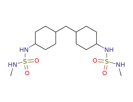 Molecular Structure of 26118-88-7 (Bis-<4-methylamidosulfonylamino-cyclohexyl>-methan)