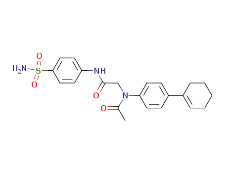 2-[Acetyl-(4-cyclohex-1-enyl-phenyl)-amino]-N-(4-sulfamoyl-phenyl)-acetamide