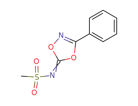 <i>N</i>-(3-phenyl-[1,4,2]dioxazol-5-ylidene)-methanesulfonamide