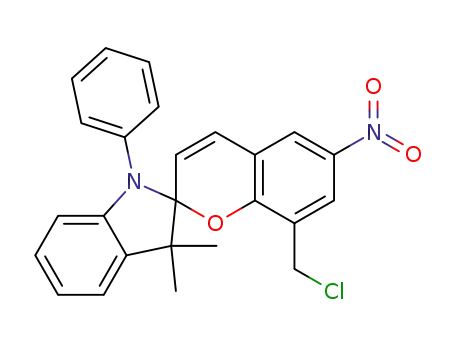 8-chloromethyl-3',3'-dimethyl-6-nitro-1'-phenyl-1',3'-dihydro-spiro[chromene-2,2'-indole]