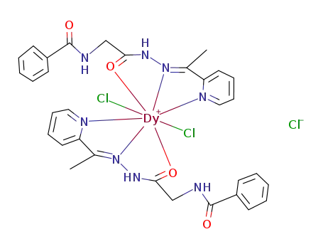 dichlorobis{2-acetylpyridine(N-benzoyl)glycyl hydrazone}Dy(III) chloride