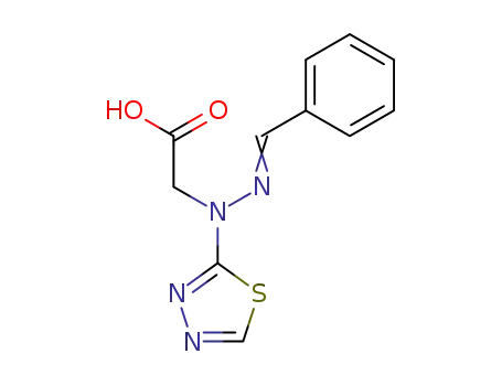 (benzylidene-[1,3,4]thiadiazol-2-yl-hydrazino)-acetic acid
