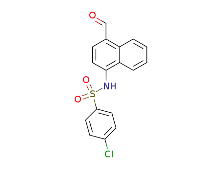 4-p-Chlor-benzol-sulfonylamido-1-naphthaldehyd