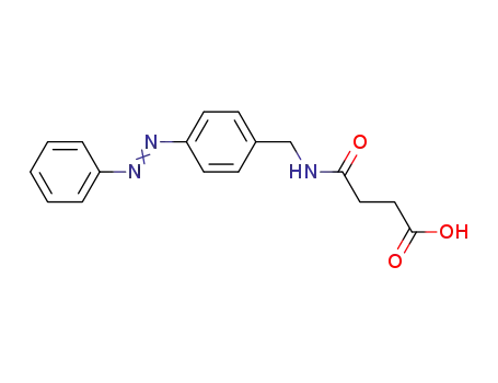 Molecular Structure of 32478-93-6 (N-p-Phenylazobenzylbernsteinsaeuremonoamid)