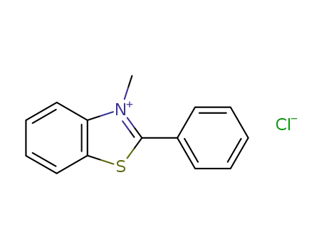 3-methyl-2-phenyl-benzothiazolium; chloride