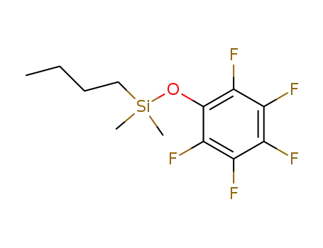 Butyl-dimethyl-pentafluorophenyloxy-silane
