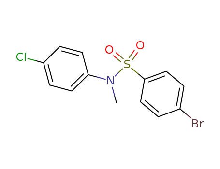 Benzenesulfonamide, 4-bromo-N-(4-chlorophenyl)-N-methyl-