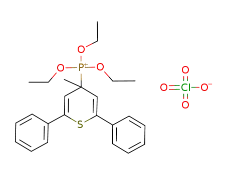 (4-methyl-2,6-diphenyl-4H-thiopyran-4-yl)triethoxyphosphonium perchlorate