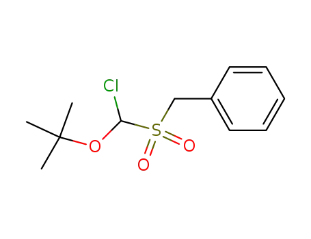 α-t-Butoxy-α-chlormethyl-benzylsulfon