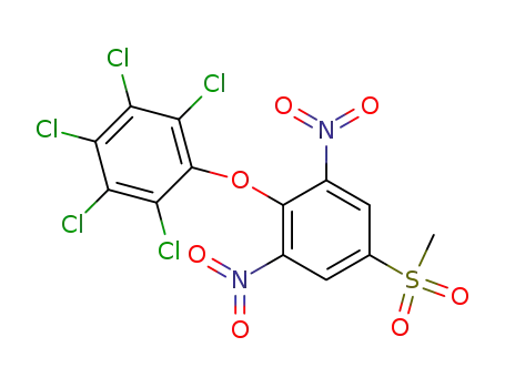 1,2,3,4,5-Pentachloro-6-(4-methanesulfonyl-2,6-dinitro-phenoxy)-benzene