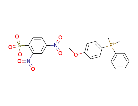 <4-Methoxy-phenyl>-dimethyl-phenyl-phosphonium-2,4-dinitrobenzol-sulfonat