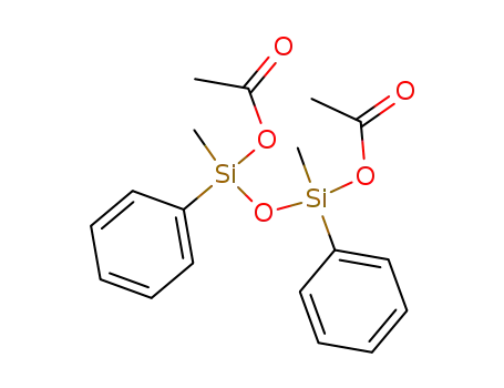 Molecular Structure of 18054-23-4 (1.3-Dimethyl-1.3-diphenyl-disiloxan-1.3-diol-diacetat)