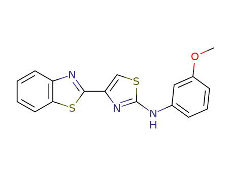 2-Thiazolamine, 4-(2-benzothiazolyl)-N-(3-methoxyphenyl)-