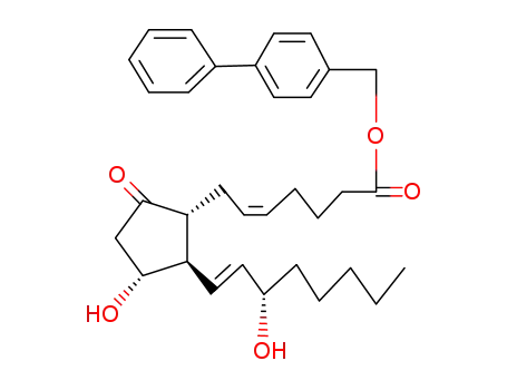 Prostaglandin E<sup>(2)</sup>-p-phenylbenzylester