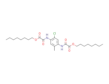 N-[2-Chloro-5-methyl-4-(octyloxyoxalyl-amino)-phenyl]-oxalamic acid octyl ester