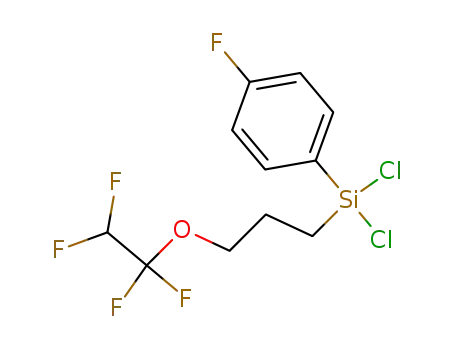 Dichlor-<3-(1.1.2.2-tetrafluor-ethoxy)-propyl>-<4-fluor-phenyl>-silan