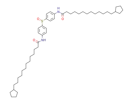 bis-[4-(13-cyclopentyl-tridecanoylamino)-phenyl]-sulfoxide