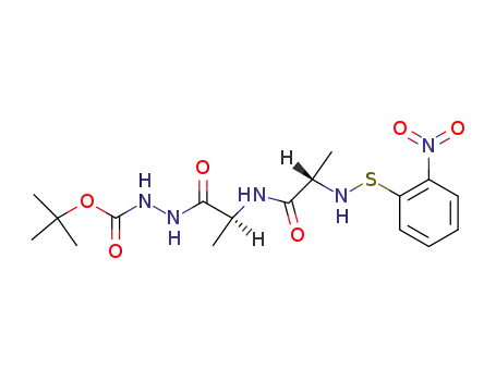 N-(o-Nitro-phenylsulfenyl-Ala-Ala)-N'-tert.-butyl-oxycarbonyl-hydrazin