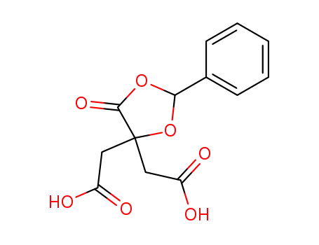 Molecular Structure of 96330-54-0 (5,5-bis-carboxymethyl-2-phenyl-[1,3]dioxolan-4-one)