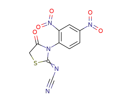 Cyanamide, [3-(2,4-dinitrophenyl)-4-oxo-2-thiazolidinylidene]-