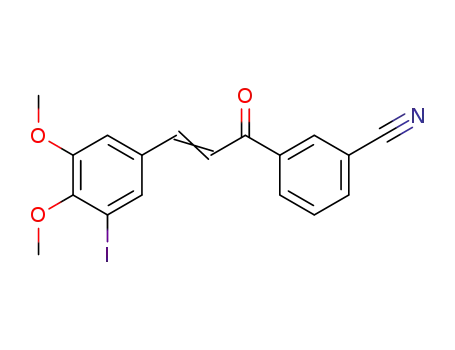 3,4-Dimethoxy-5-jod-3'-cyan-chalkon