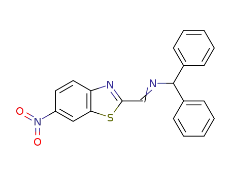 benzhydryl-(6-nitro-benzothiazol-2-ylmethylene)-amine