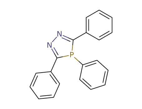 Molecular Structure of 5995-01-7 (3,4,5-triphenyl-4<i>H</i>-[1,2,4]diazaphosphole)