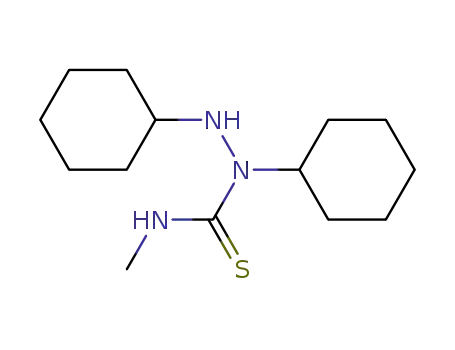 Molecular Structure of 21075-69-4 (4-Methyl-1,2-dicyclohexyl-thiosemicarbazid)