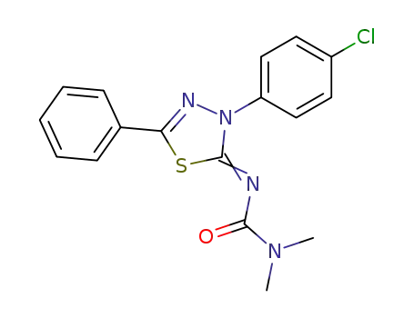 [3-(4-chloro-phenyl)-5-phenyl-3<i>H</i>-[1,3,4]thiadiazol-2-ylidene]-dimethyl-urea