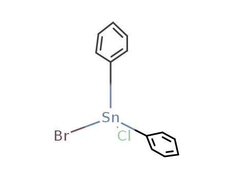 Molecular Structure of 58436-49-0 (Stannane, bromochlorodiphenyl-)