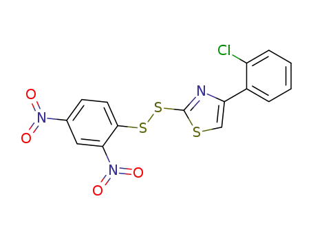 4-(2-chloro-phenyl)-2-(2,4-dinitro-phenyldisulfanyl)-thiazole